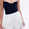Satin & Lace Bermuda Shorts – Lina