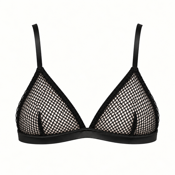 Soutien-Gorge Triangle en Résille – Fishnet