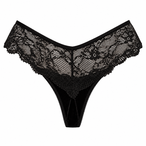 Slip aus Samt & Spitze – Myriam Velvet
