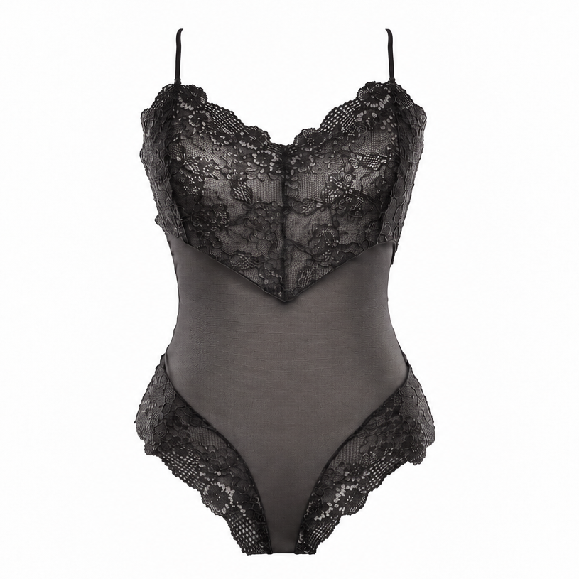 Tulle & Lace Comfy Bodysuit – Milena