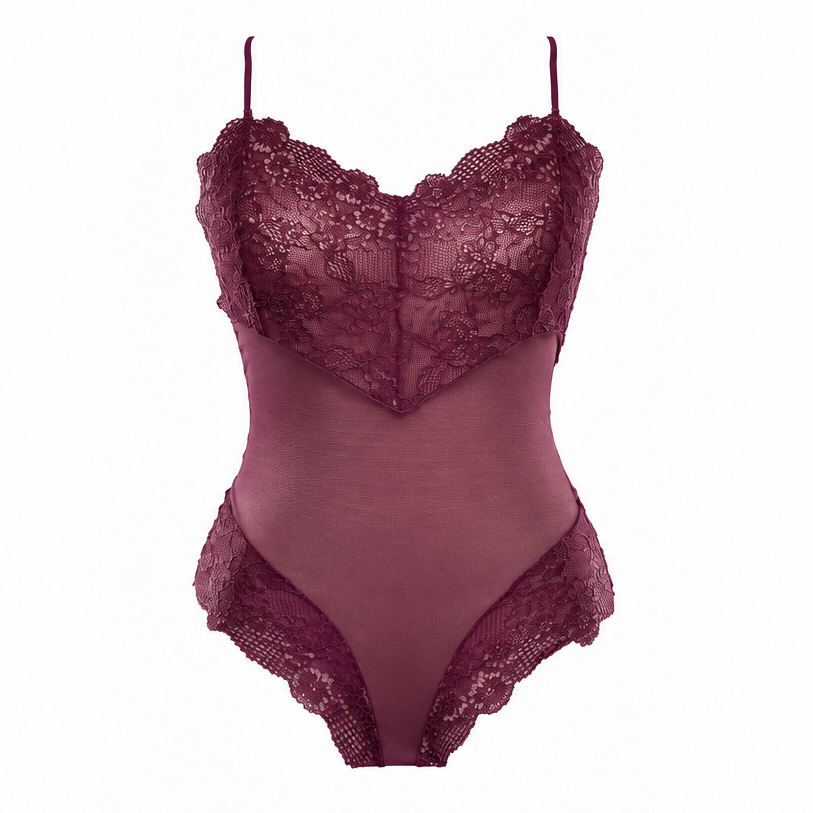 Tulle & Lace Comfy Bodysuit – Milena