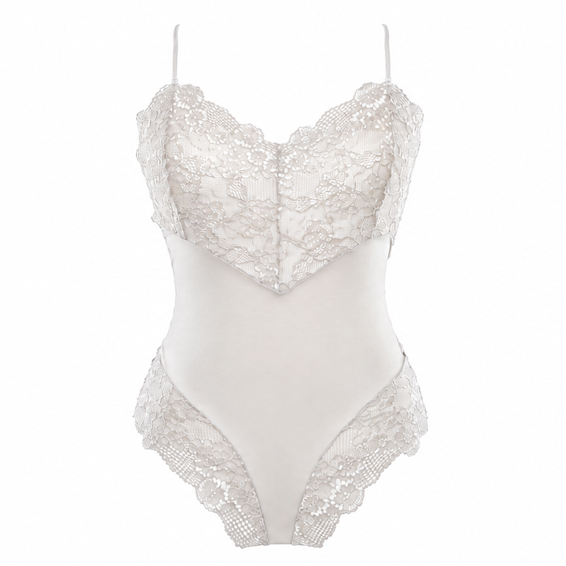Tulle & Lace Comfy Bodysuit – Milena