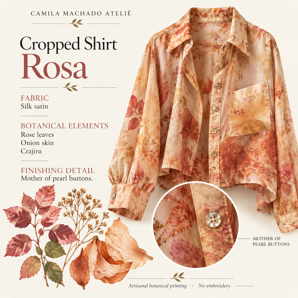 Cropped Shirt – Rosa
