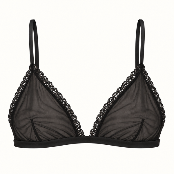 Tulle & Lace Triangle Top – Eli