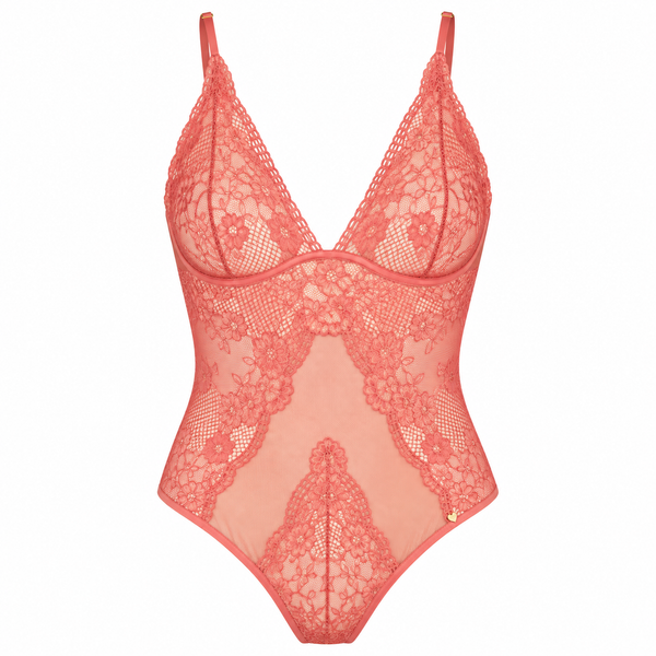 Tulle & Lace Bodysuit – Maria