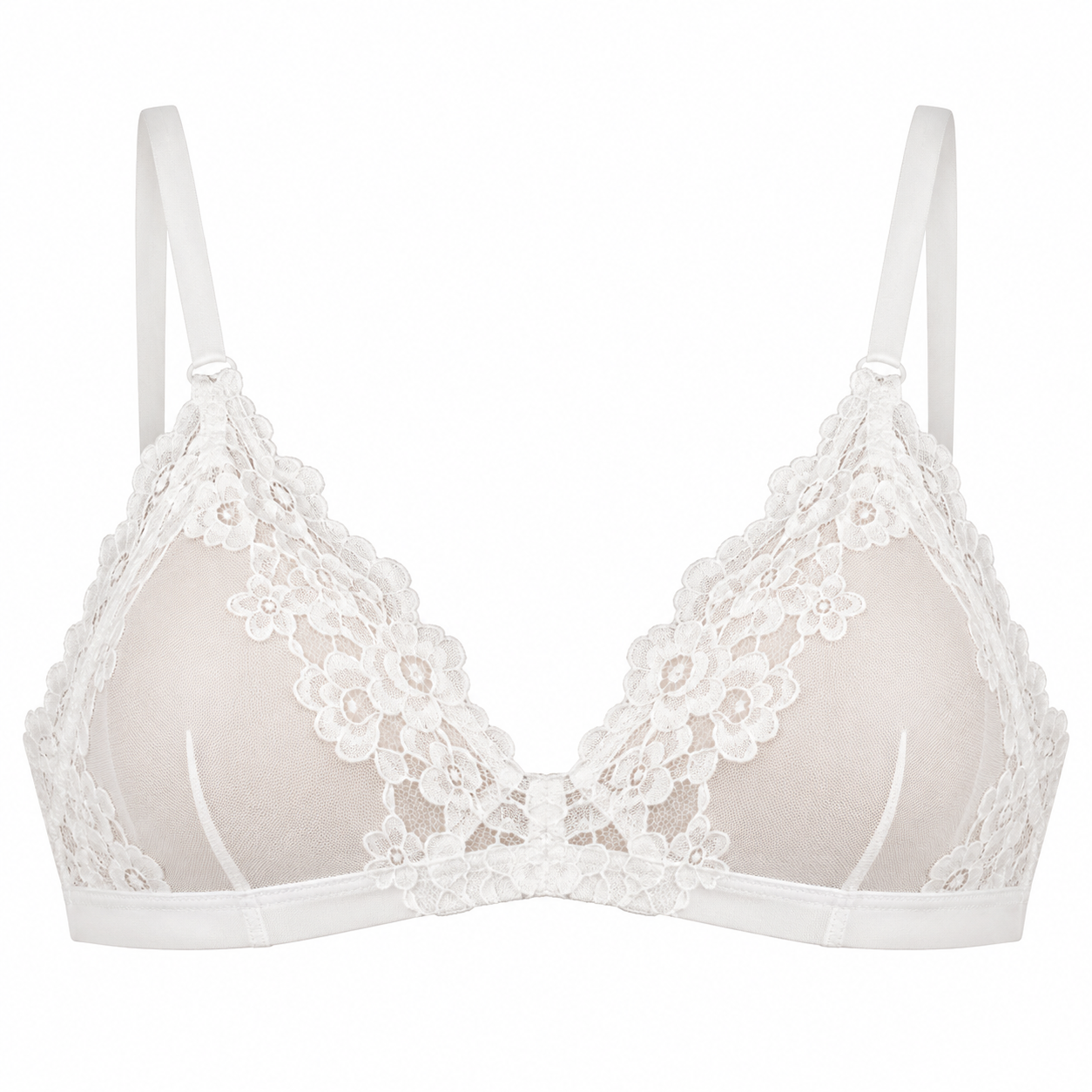 Tulle Triangle Bra – Renata