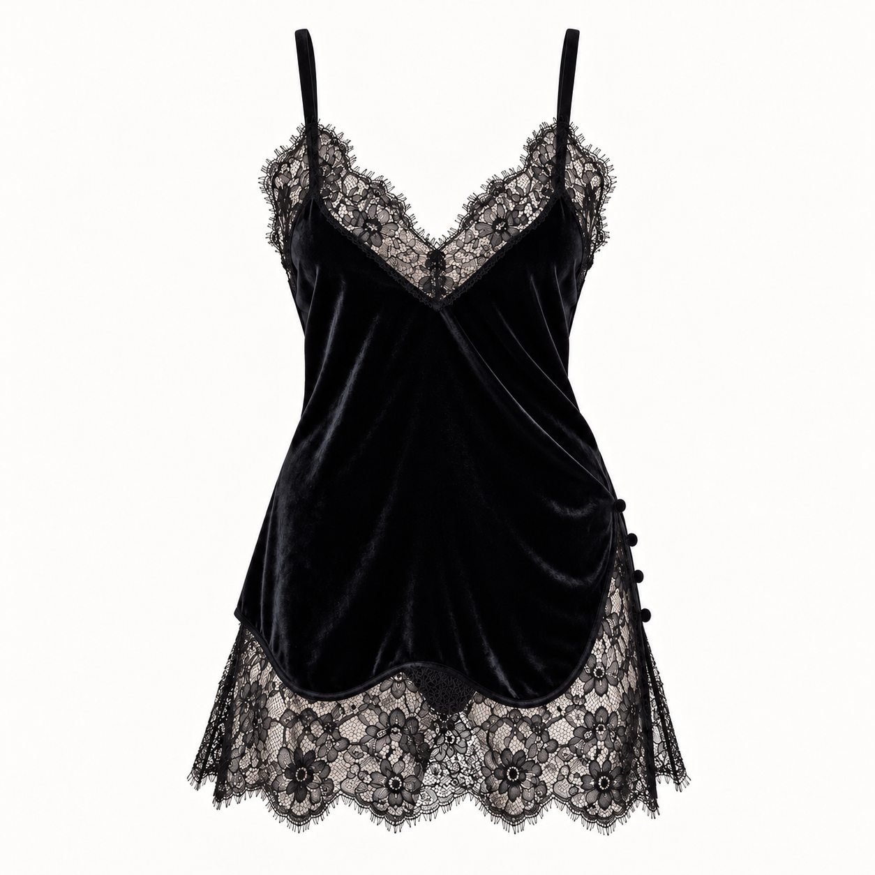 Velvet Longline Top – Olivia