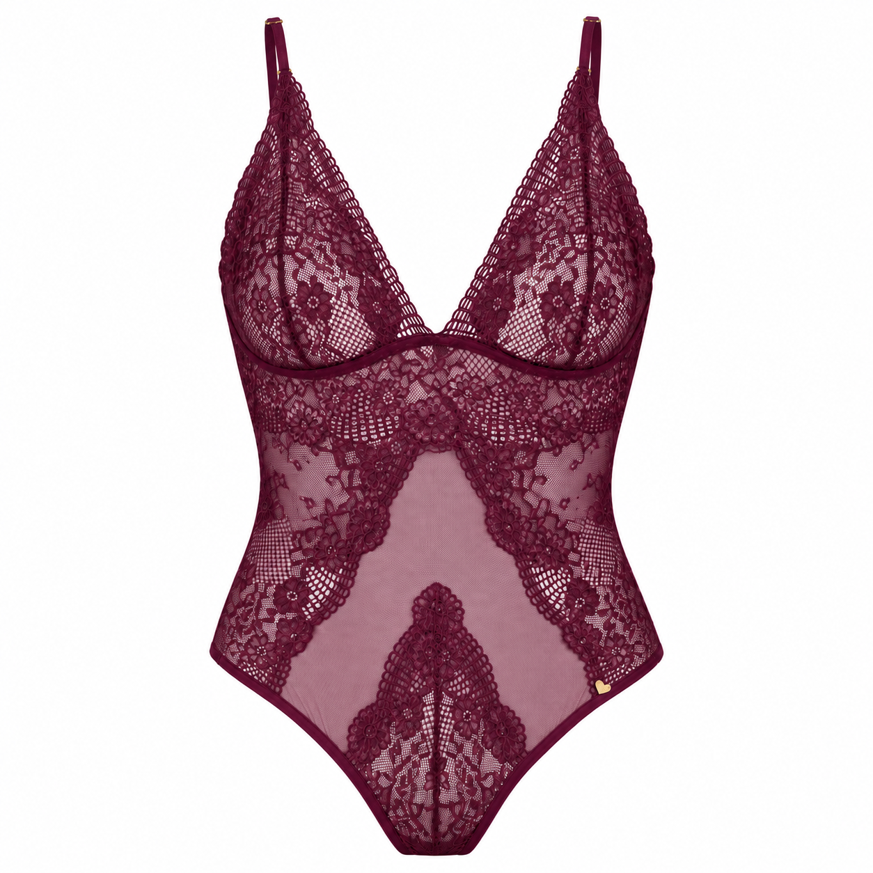 Tulle & Lace Bodysuit – Maria