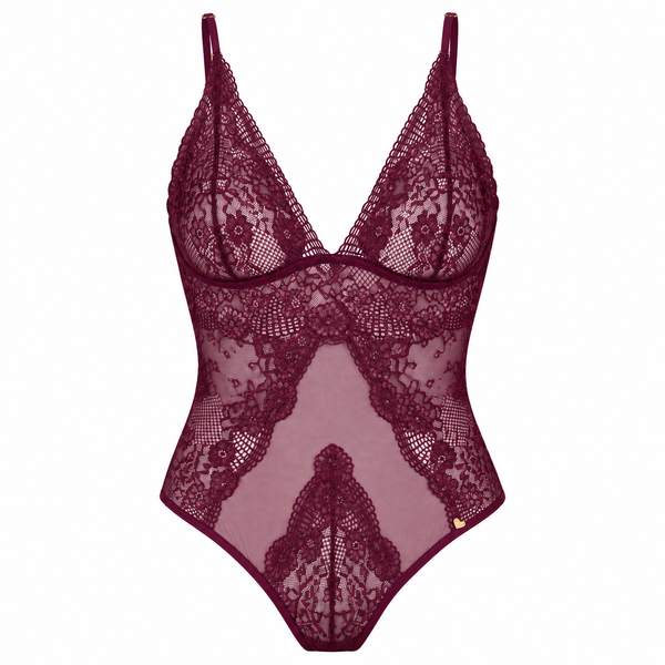 Tulle & Lace Bodysuit – Maria