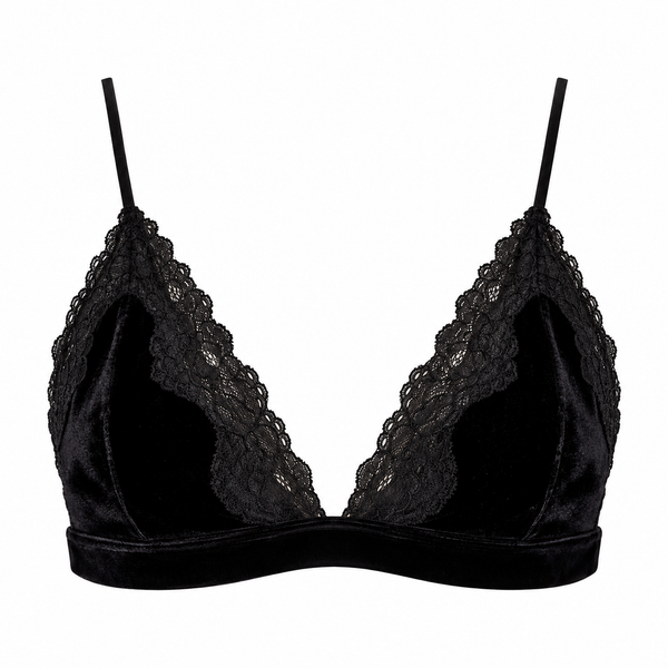 Velvet Triangle Bra – Denise