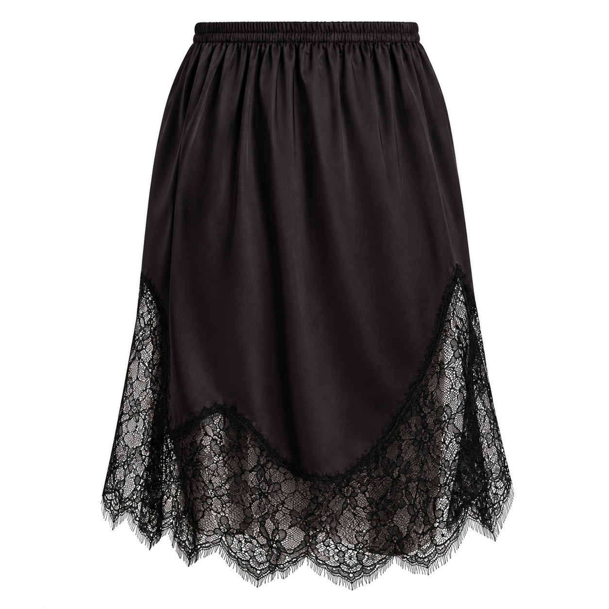 Satin & Lace Skirt – Clara