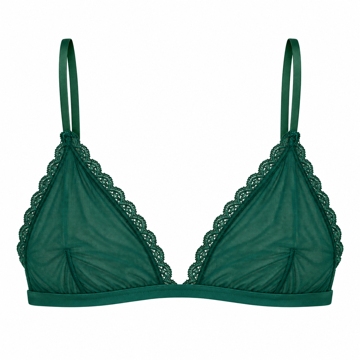 Tulle & Lace Triangle Top – Eli