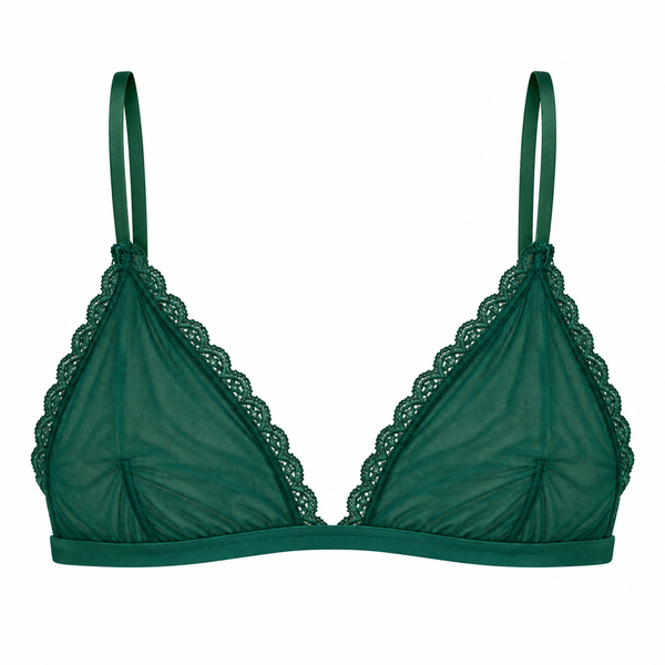 Tulle & Lace Triangle Top – Eli