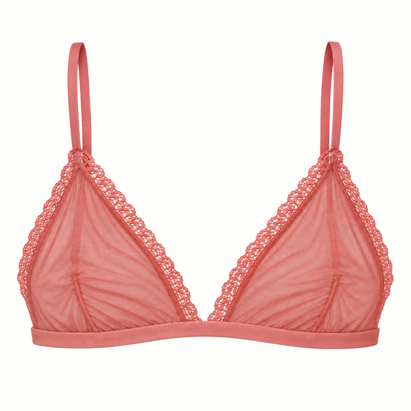 Tulle & Lace Triangle Top – Eli